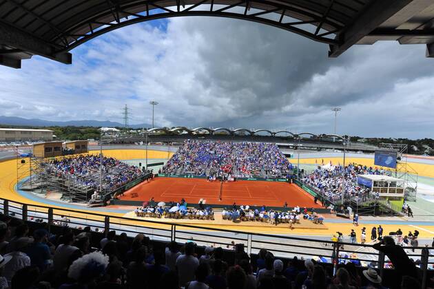 Tennis, Davis Cup, Frankreich - Kanada