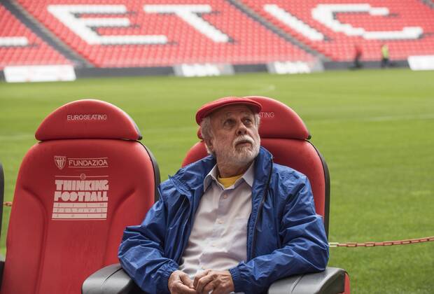 Alfonsinho at the Thinking Football Film Festival in Bilbao