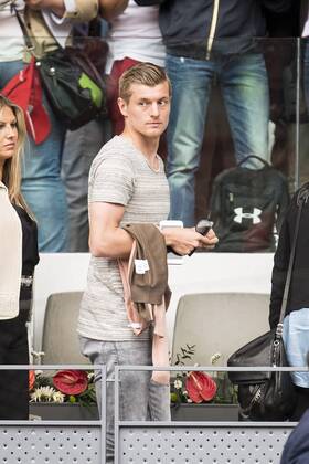 Tennis, Toni Kroos besucht Mutua Madrid Open