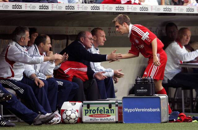 Football, archive pictures Philipp Lahm and Uli Hoeneß