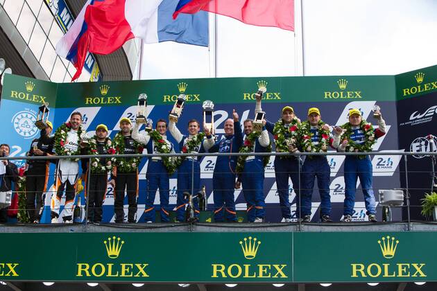 24h von Le Mans, Siegerehrung