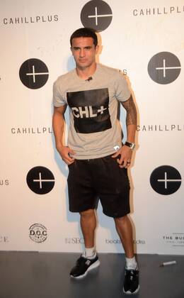 Tim Cahill presents fashion from Cahillplus in Shanghai