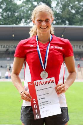 Leichtathletik, Deutsche U23 Meisterschaften in Wattenscheid - Siegerehrung