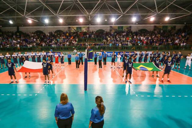 Rio 2016, Volleyball, Test Match Poland in Contagem