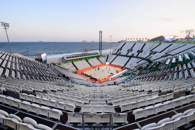 Rio 2016, Beach Volleyball, Sports Venue at the Copacabana