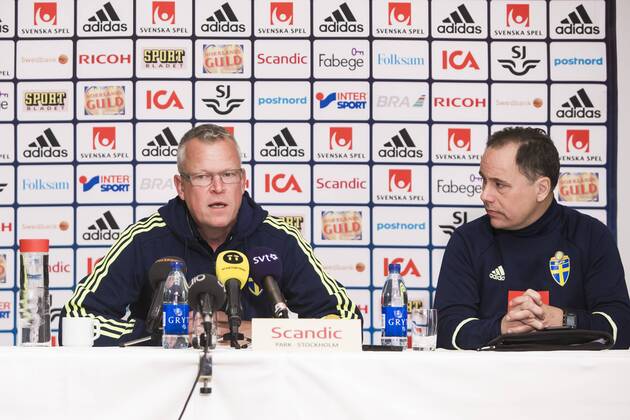 Football, Janne Andersson - PK National Team Sweden