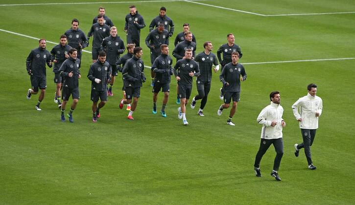 Football, German National Team Training