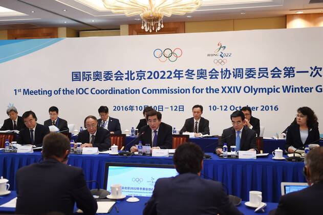 IOC Meeting zu den Olympischen Winterspielen 2022 in Peking
