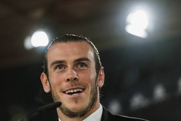 Fußball, Gareth Bale - PK Real Madrid zur Vertragsverlängerung bis 2022