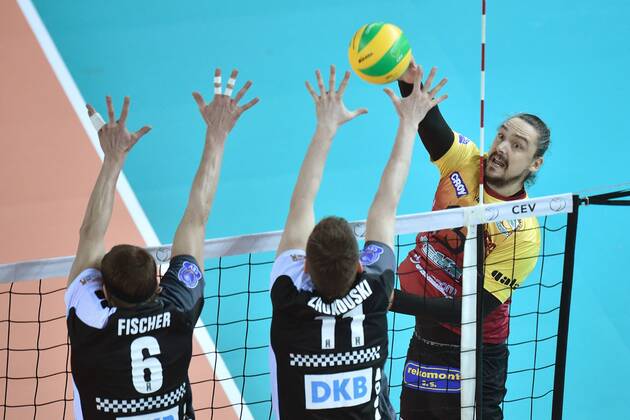 Volleyball, Champions League, Dukla Liberec - Berlin Recycling Volleys