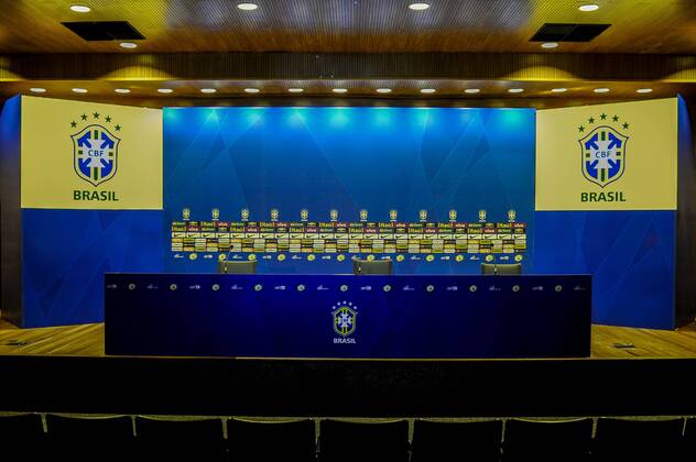 Football, Brazil national team, Press conference with coach Tite