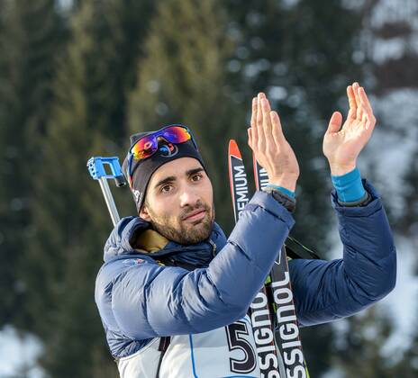 Biathlon, WM Hochfilzen, Martin Fourcade sorgt bei Siegerehrung für Eklat