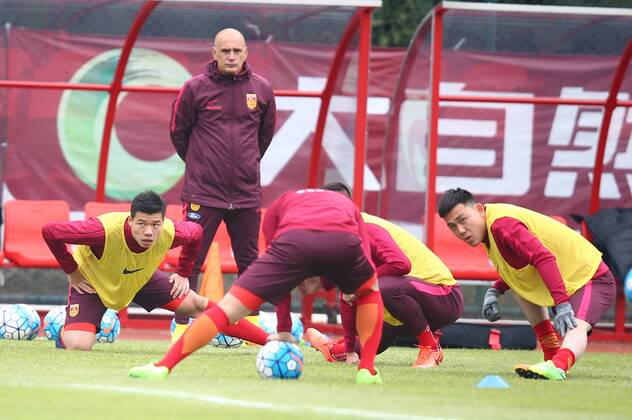 Football, National Team China Training