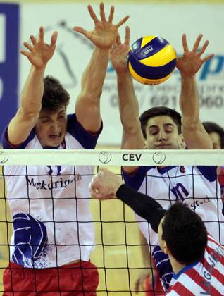 Volleyball, CEV Cup, Crvena Zvezda - United Volleys Rheinmain