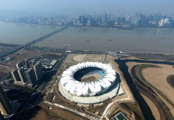 Hangzhou Olympic und International Expo Center - Austragungsort der Asienspiele 2022