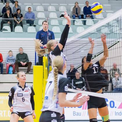 Volleyball, 1. BL Damen, Schwarz-Weiß Erfurt - Rote Raben Vilsbiburg