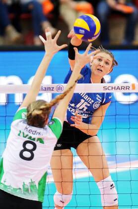 Volleyball, 1. BL Women, Allianz MTV Stuttgart - USC Münster