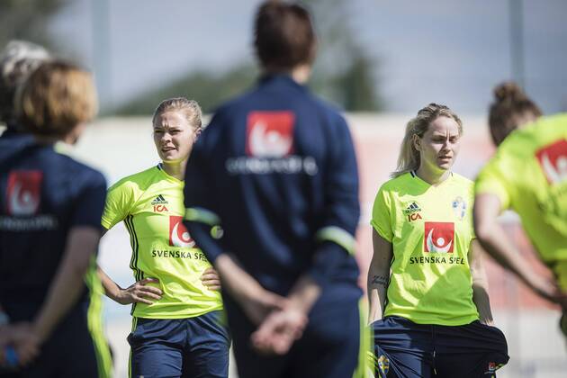 Football, Women's National Team Sweden, Training in Albufeira