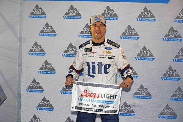 NASCAR Series in Las Vegas, Brad Keselowski holt Pole Award