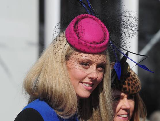 Equestrian sports, hat fashion at National Hunt Horse Racing
