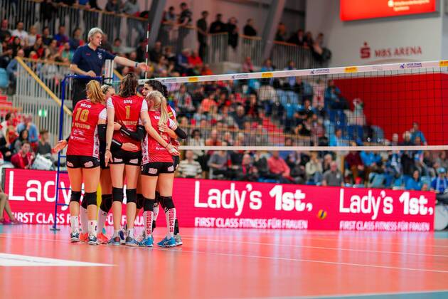 Volleyball, Women, SC Potsdam - VC Wiesbaden