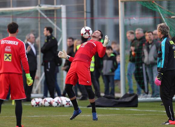 Football, Austrian National Team, Training