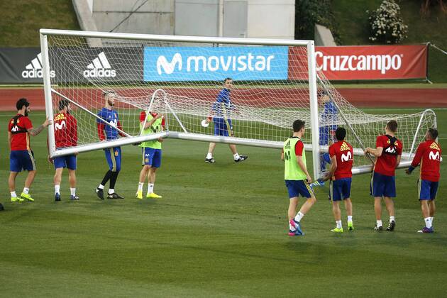 Football, Spain National Team, Training