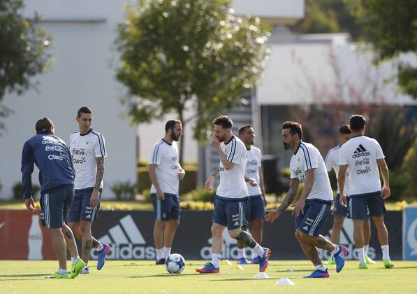 Football, National Team Argentina Training