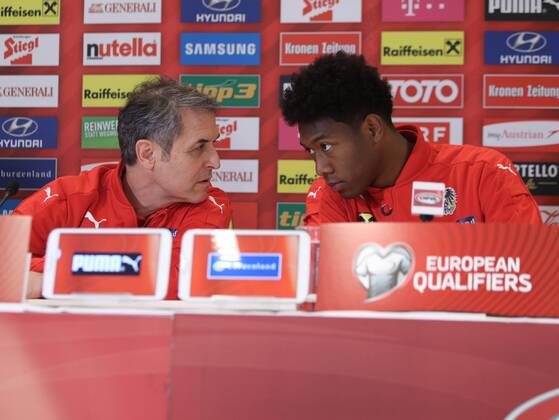 Football, Austria National Team, Press Conference