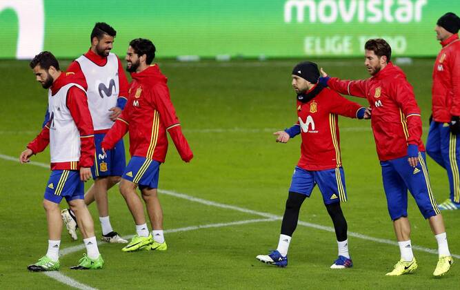 Football, Spain National Team, Training