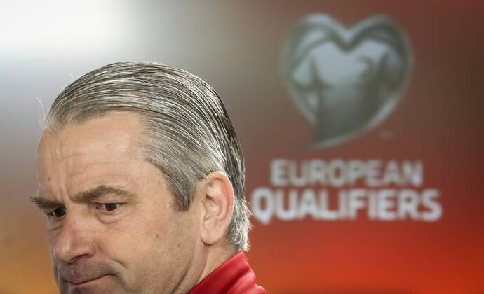 Football, World Cup Qualifier, Bernd Storck - PK National Team Hungary