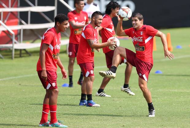 Football, World Cup Quali, National Team Peru Training