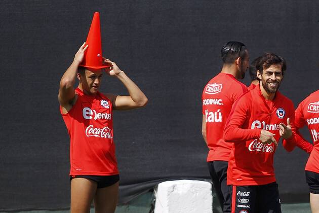 Football, World Cup Quali, National Team Chile Training