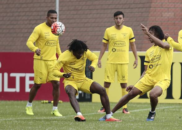 Football, World Cup Qualifier, Ecuador National Team Training