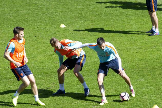 Football, Training National Team Netherlands