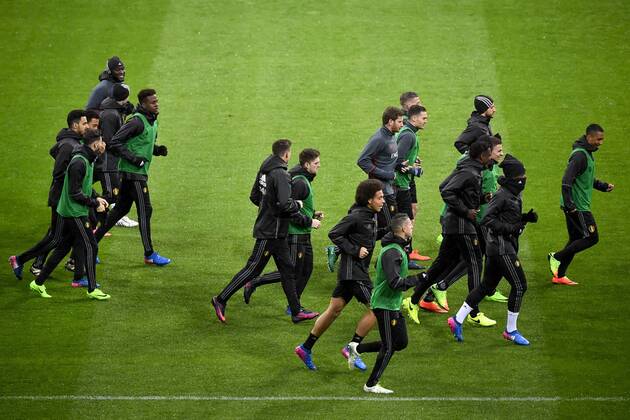 Football, Belgium National Team, Training