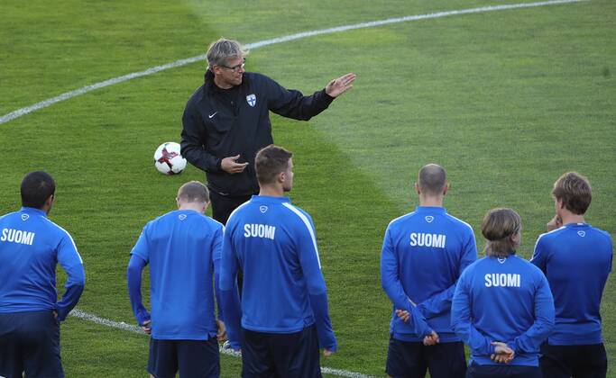 Football, National Team Finland, Training