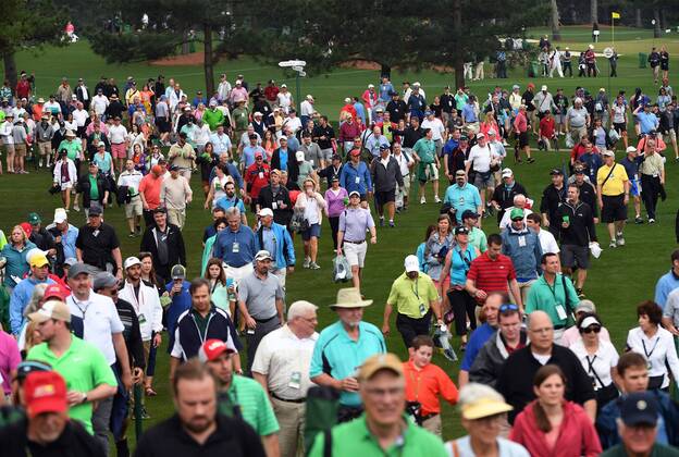 Golf, Masters in Augusta, practice cancelled after rain