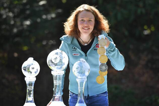 Legende des Sports - Laura Dahlmeier wird auf dem Sportpresseball ausgezeichnet