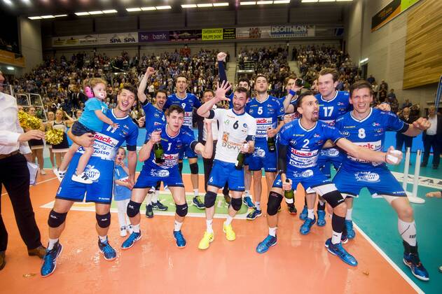Volleyball, Knack Roeselare is Belgian champion