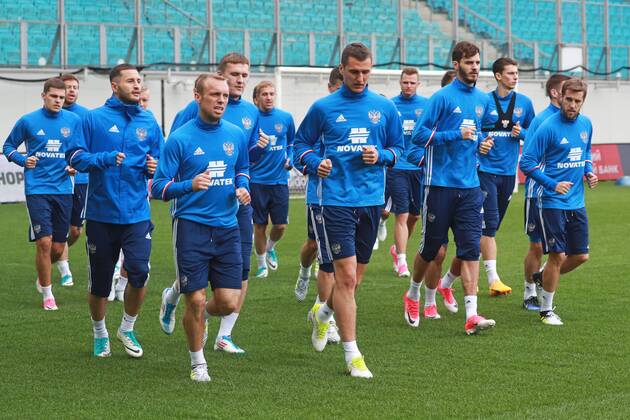 Football, Training National Team Russia