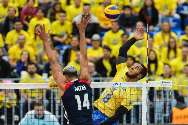 Volleyball, FIVB World League, Brazil - USA