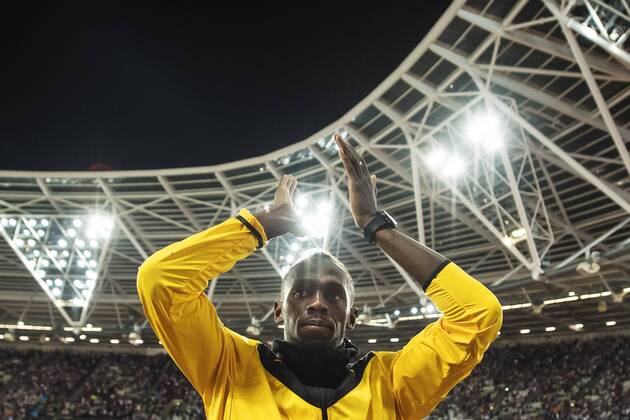 Bolt ends sprinting career - lap of honour at World Athletics Championships, 5th anniversary on 12 August 2022