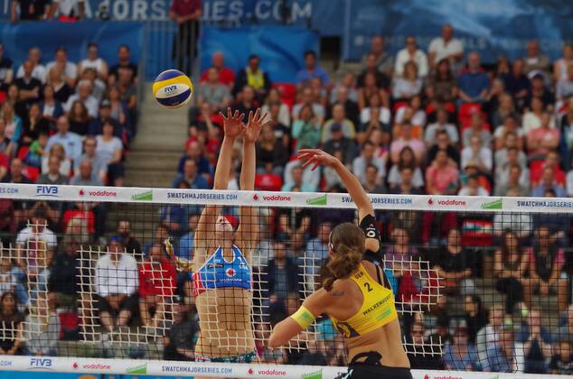 Beach Volleyball, FIVB World Tour Finals in Hamburg, Laura Ludwig and Kira Walkenhorst