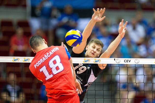 European Volleyball Championship, Estonia - Serbia