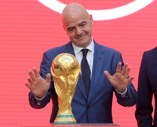 Football, Gianni Infantino proposes World Cup in Israel - Archive Images