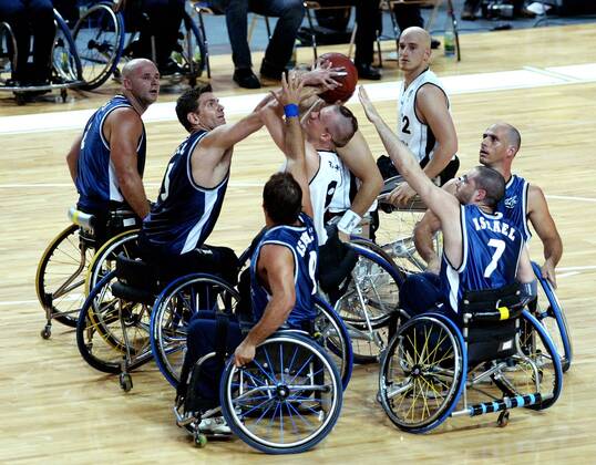 Disabled Sports, European Wheelchair Basketball Championships, Men, Germany - Israel