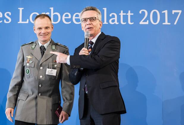 Auszeichnung Silbernes Lorbeerblatt in Berlin