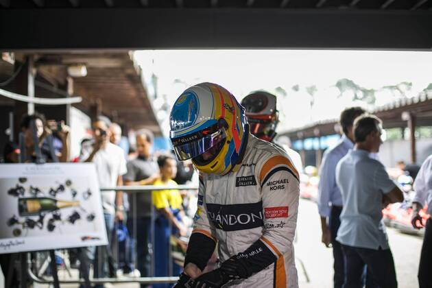 Formula 1, Brazil GP, Kart Race