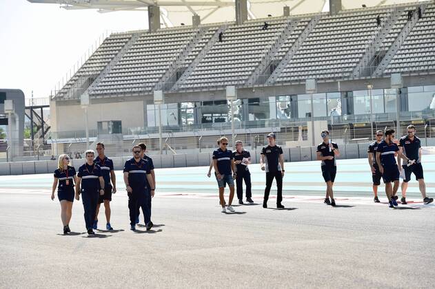 Formula 1, GP UAE, track inspection